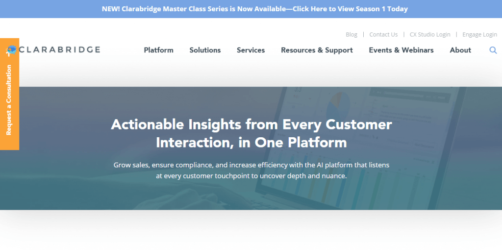 Clarabridge Sentiment Analysis Tool