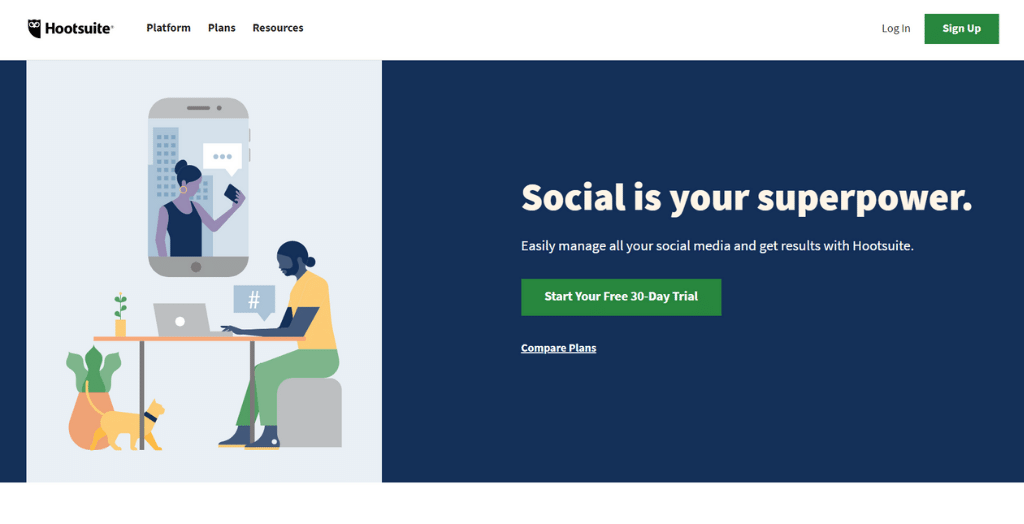 Hootsuite Social Media Management Tool