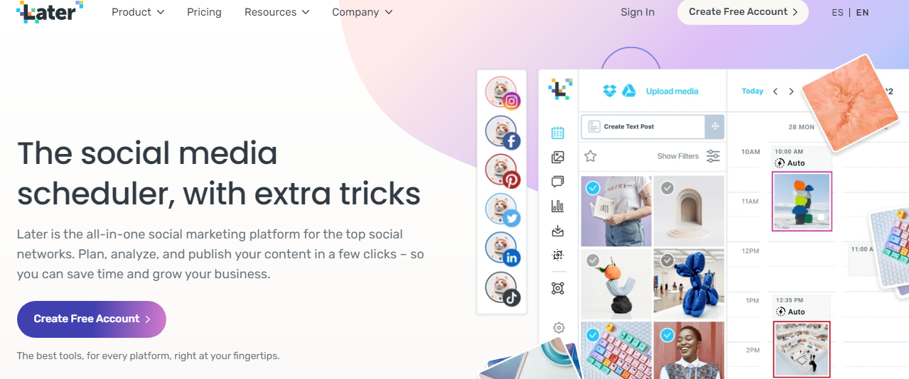 Later Media management tool
