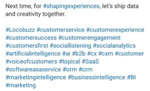 hashtags
