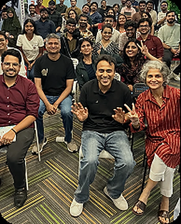 Town hall with the team