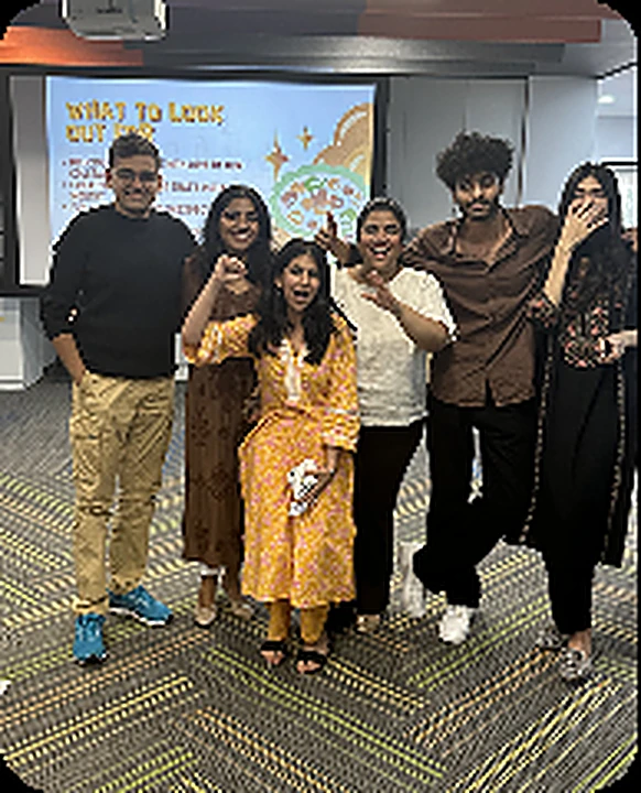 Team after a workshop