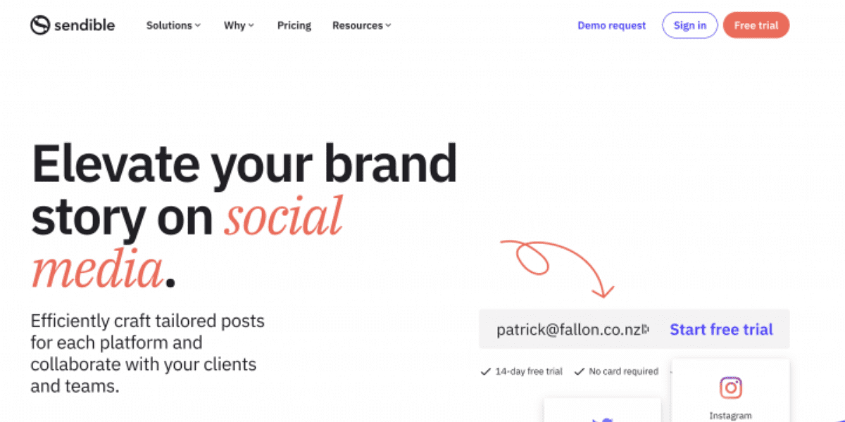 Sendible Social Media Scheduling Tools