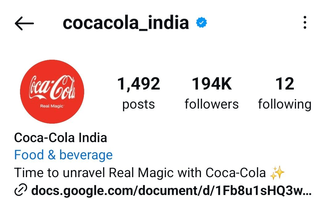 coca-cola-india-instagram