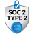 SOC 2 Type 2 certified badge by AICPA