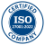 ISO 27001:2022 certified company badge