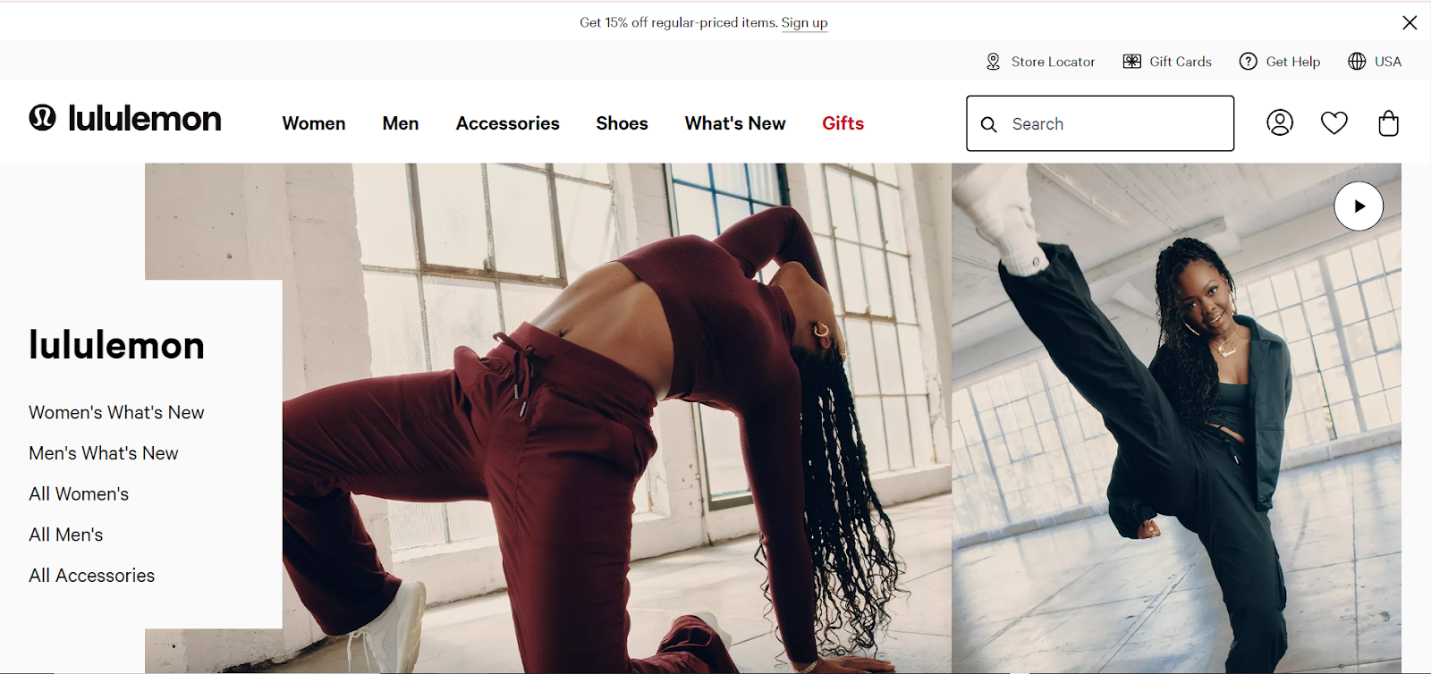 13. Lululemon- Athletic Apparels