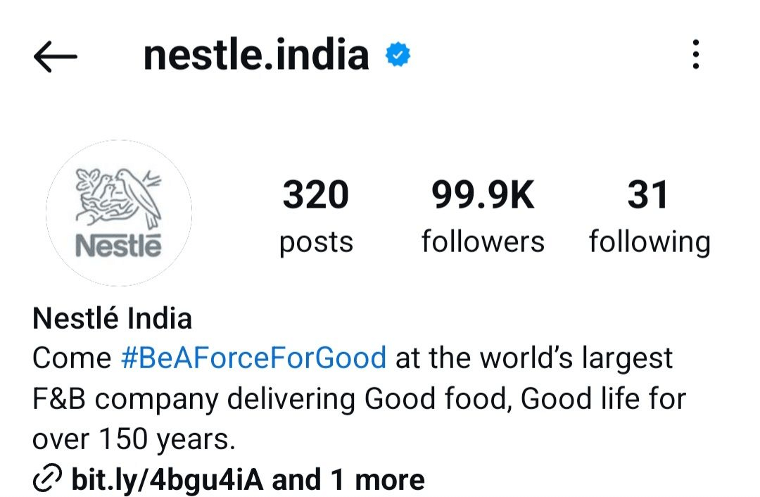 nestle-india-instagram